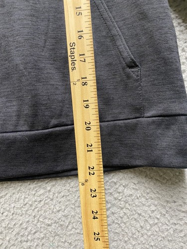 Adidas Sweatshirt Youth M 10/12 Gray White Stripes Pullover Hoodie Sport Top - Picture 4 of 6