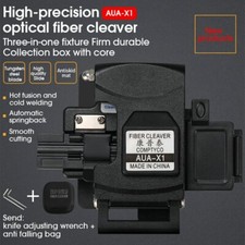 AUA-X1 Fiber Cleaver Fiber Optic Cutting Knife FTTH Clamp Slot 24 Surface Blade