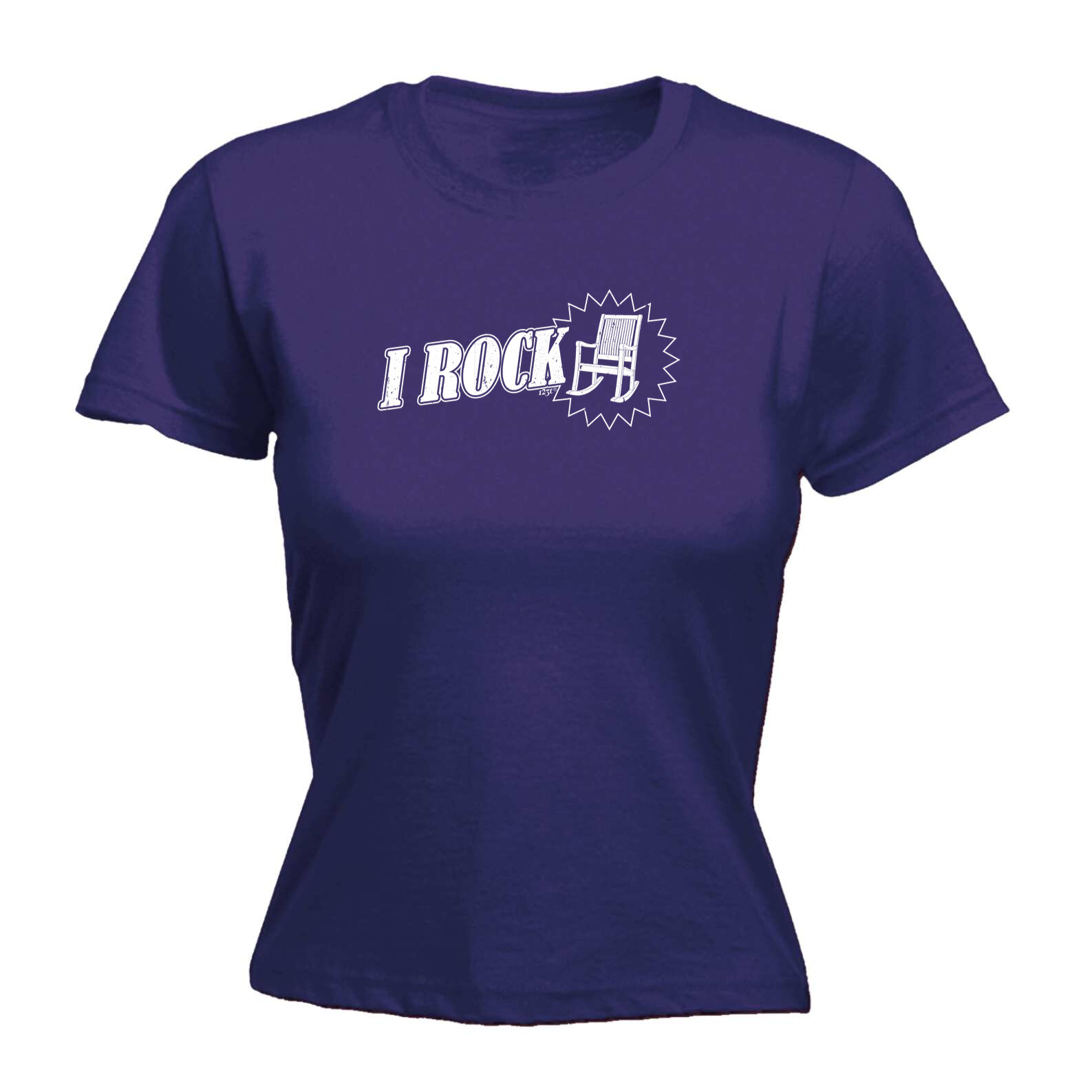 Rock Rocking Chair - Womens T Shirt Funny T-Shirt Novelty gift tshirt