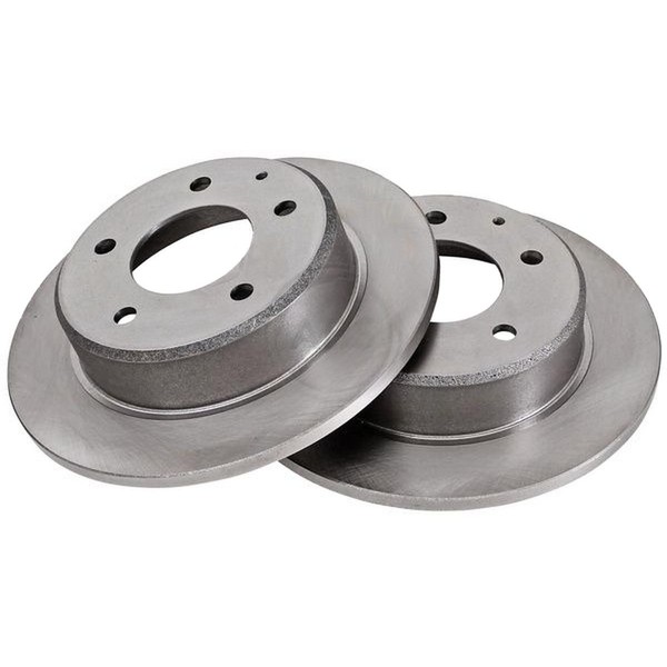 2 Bremsscheiben Voll Ø 260 Mm 10 Mm A.B.S. FüR U.A. Mazda 626-image