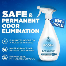 POOPH Pet Odor Eliminator, 16Oz Spray - Eliminates Odors at the Molecular Level,