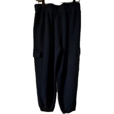 Varley Black Cargo Jogger Elastic Double Soft Sweatpants Womens Size Medium