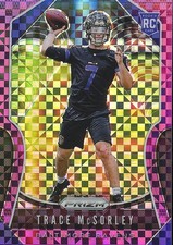 Trace Mcsorley 2019 Prizm Purple Power Rookie RC Baltimore Ravens 33/49 #309