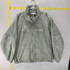 Peckham Jacket Mens Large Green Military Fleece US Army Polartec Made in USA