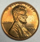 1954 Proof Lincoln Wheat Cent Penny  1c US Coin - Actual Coin Pictured - 4227