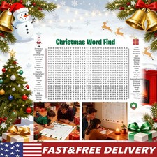 Jumbo Christmas Word Search Poster   Giant Wall Game, Poster-Size Word Search