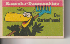 Original BAZOOKA Daumenkino: Der Gartenfreund