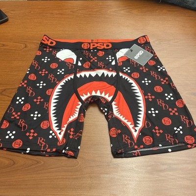 PSD Warface Red & Black Standard Premium Boxer Brief Size Medium 