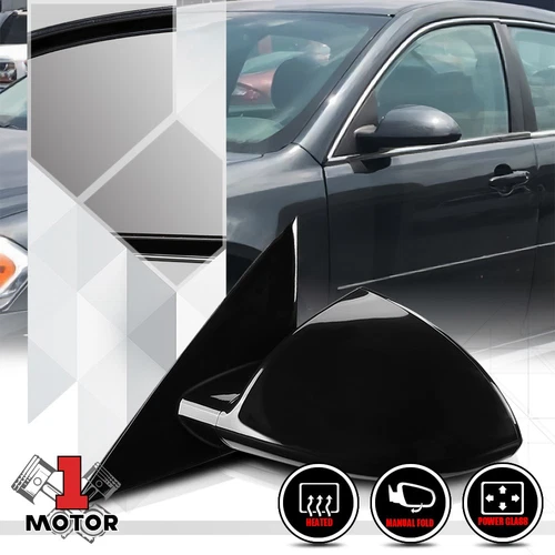 [L] Driver Side Power+Heated Foldable Replacement Mirror for 06-16 Chevy Impala