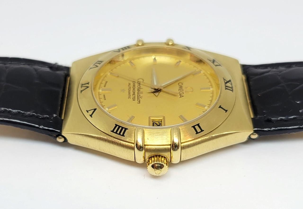 Solid 18k OMEGA CONSTELLATION Automatic Watch Cal… - image 7