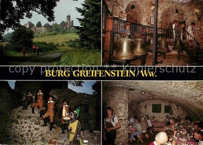 Burg Greifenstein Westerwald mit Deutschem Glockenmuseum und Marstall