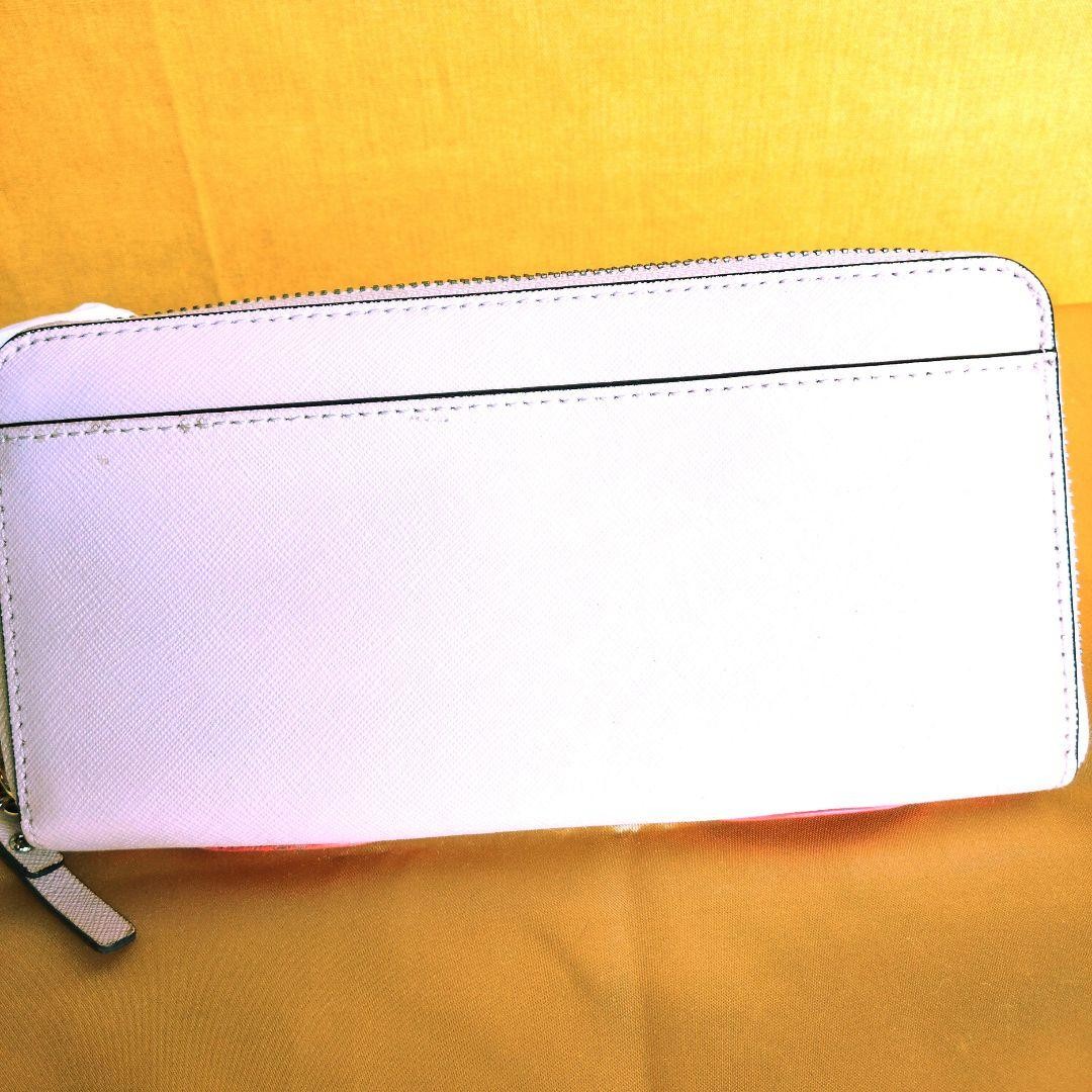 kate spade new york Flamingo Long Wallet Zipper Pink Leather Pre-owned thumbnail 8