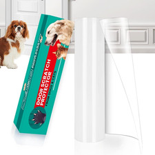 FTSTC Door Protector from Dog Scratching, Thicken Vinyl Heavy Duty Flexible Co