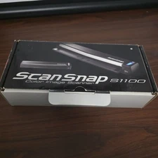 ScanSnap S1100 600dpi Color Portable Document Scanner W/ USB Cable & Manual