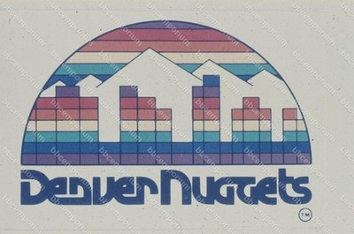 83/'84 Logo Denver Nuggets Basketball Original 35mm Photo Slide G238