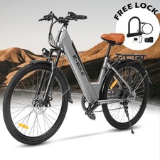 26'' Electric Bike For Adult 750W 25MPH 40 Miles 7 Speed City Commuting E-bike
