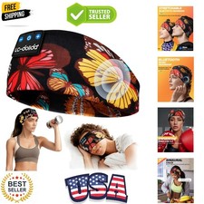 Sleep Headphones Headband Bluetooth 5.4, Sports Headband Earphones Wireless w...