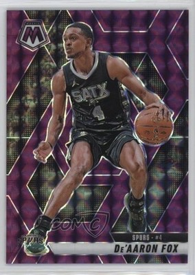 2024-25 Panini Mosaic Purple Mosaic Prizm 66/99 De'Aaron Fox #124 5i3
