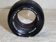 Minolta MD Rokkor 50mm 1:1,4 Objektiv , guter Zustand , 25691