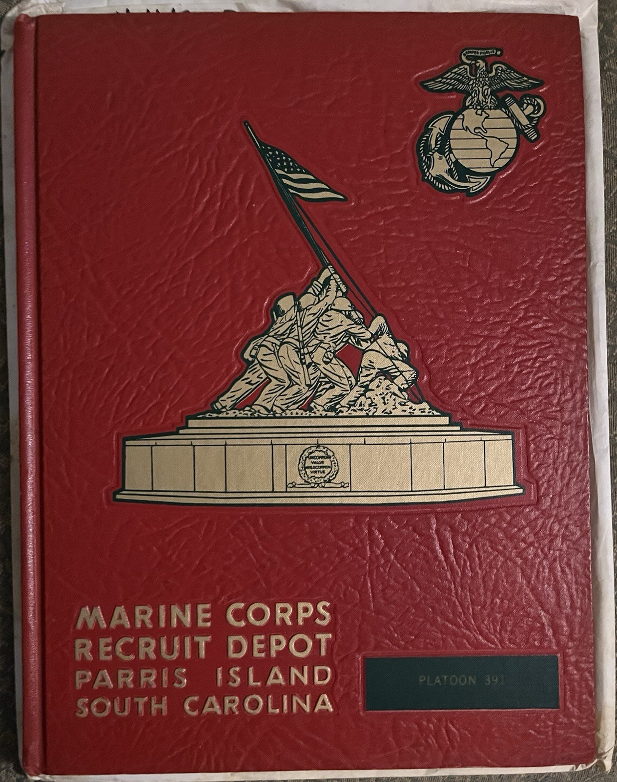 Marine Corps Recruit Depot Parris Island Platoon 391 1963-1964 Grad Book