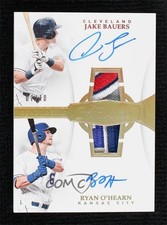 2019 Flawless Rookie Gold 7/10 Jake Bauers Ryan O'Hearn Dual Patch Auto nd3