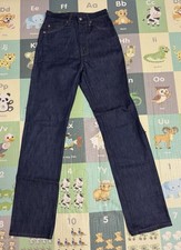 Levi  s Vintage Clothing LVC 1950s 701 Women  s Sz 27x34 Indigo Blue Denim Jeans