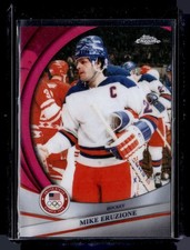 2025 TOPPS CHROME US OLYMPIC TEAM FUCHSIA /250 197 Mike Eruzione