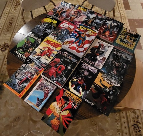 Marvel DC Lot Superman, Spider-Man, X-Men Omnibus Epic Collection TPB Hardcover