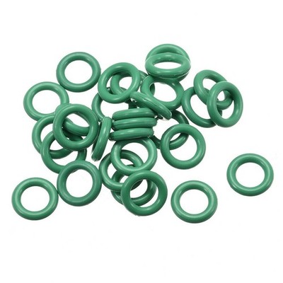 30pcs 9.5mm Outer Dia 1.9mm Thickness Sealing Ring O-shape Rubber Grommet  #iv