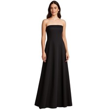 Ann Taylor Black Strapless Gown, Size 10 Petite, NWT