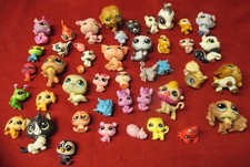 Lot of 44 Hasbro Littlest Pet Shop LPS Animal Figures