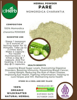 [idHerb] 50-500 Gramm Pulver Bittermelone Momordica Charantia Bio WildCrafted