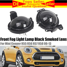 1Paar Klarglas Nebelscheinwerfer SchwarzSmoke für Mini R55-59 Clubvan Clubman