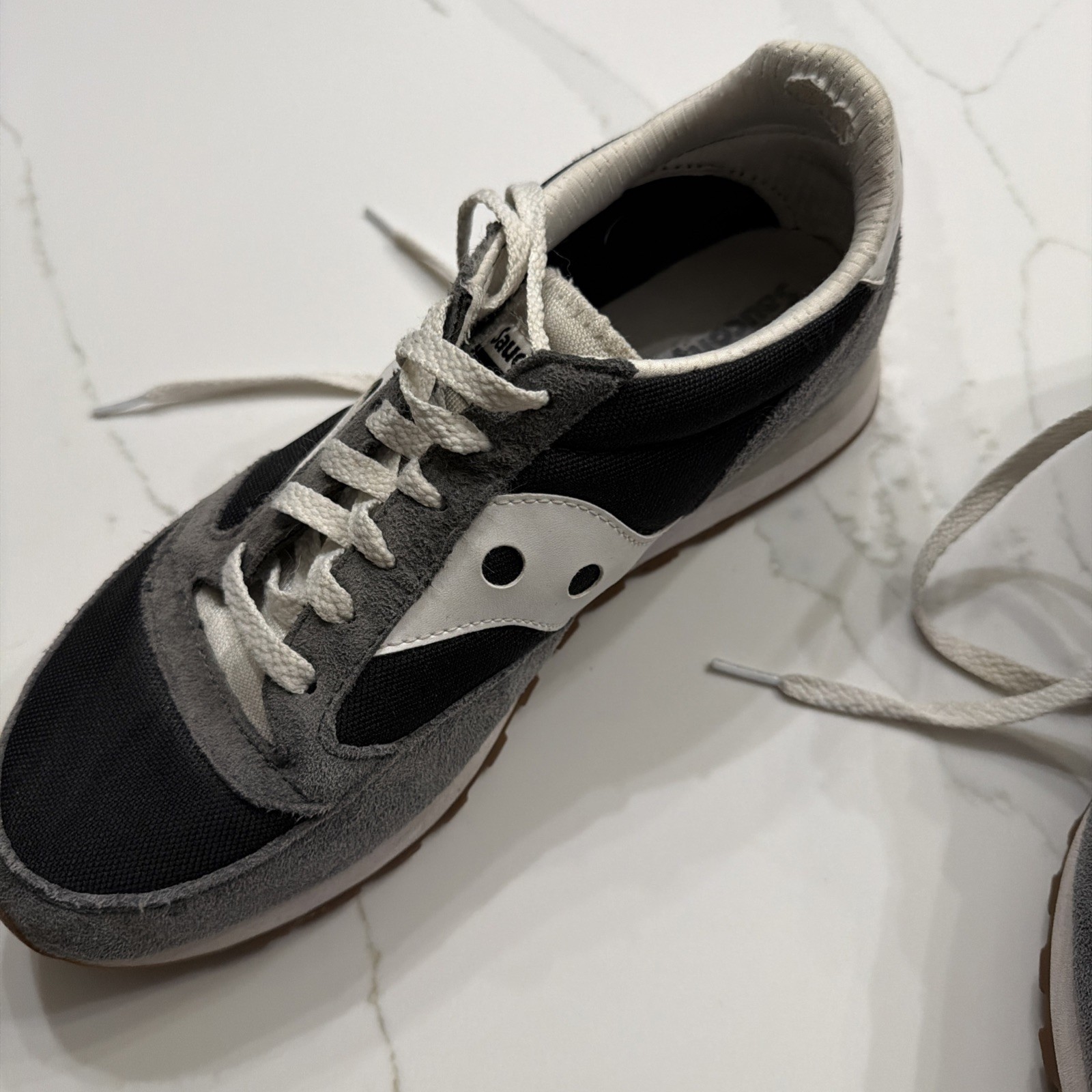 Saucony Jazz Original Men's Size 10.5 Black and Gray thumbnail 7