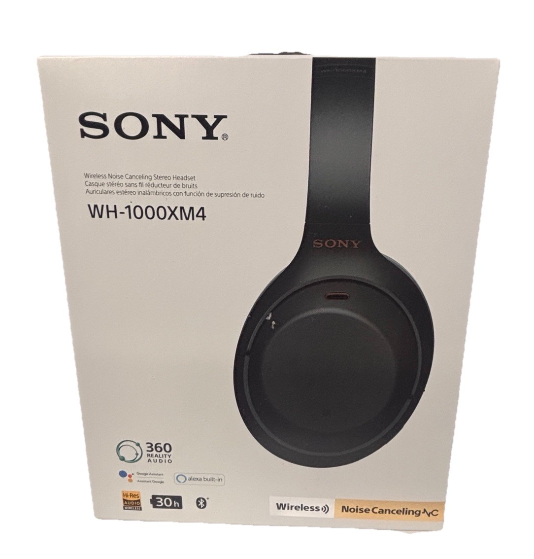 Sony WH-1000XM4 Noise Cancelling Wireless Headphones (Black) New