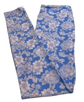 LuLaRoe Leggings OS One Size PASTEL Flower Colorful EASTER Garden Stretchy Fit