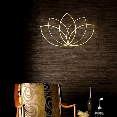 Zen Lotus Wall Art Decor Modern Home Simple Hanging Holiday Housewarming Gift