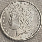 1887 P Morgan brilliant bright tons of luster BU free shipping Sigma tested ++