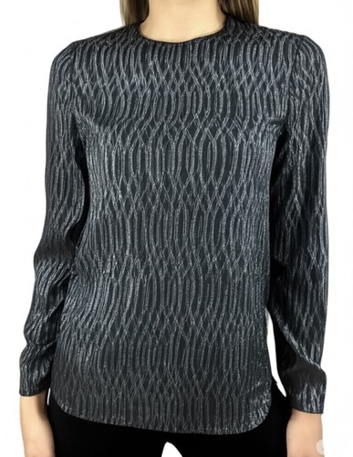 Armani Collezioni, Vintage Giorgio Armani Collezioni Silk Semi-Sheer Lightweight Blouse 4