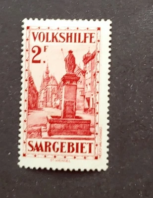 EARLY 2FR VOLKSHILFE VF MLH SAAR GERMANY DEUTSCHLAND (K12) - Image 1 of 2