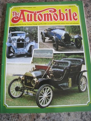 THE AUTOMOBILE SEP 1983 HERBERT ENGINEERING MILNES-DAIMLER LURRY  MODEL T FORDS