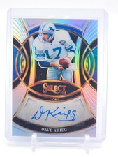 2025 SELECT DAVE KRIEG SIGNATURES PRIZM AUTO #SP-DKG LIONS Q0154