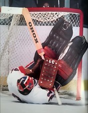 HOCKEY  PHOTO PRINT  NHL NEW YORK ISLANDERS BILLY SMITH GOALIE 