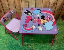Minnie Mouse Table  Chair Set Toddlers 24-48M,Includes 1 Table  1 Chair Table