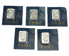 1 gram 999.5 Platinum Bar PAMP Suisse Lady Fortuna In Veriscan 2674.90 per troy oz