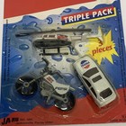 Pepsi 1993 Triple Pack 3pc Die-Cast Vehicles Set Car/Motorcycle/Helicopter — photo 2