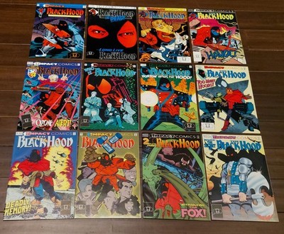 The BLACK HOOD #1 - 12 Complete + Annual (DC/Impact Comics, 1991)