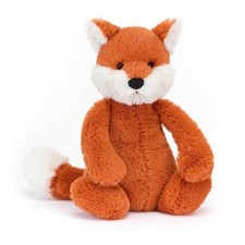 Jellycat Bashful Fox Cub Little - H: 18 cm x W: 9 cm x D: 9 cm