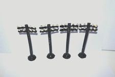 Vintage lead Road Scene - Telephone (Electric) Poles x4
