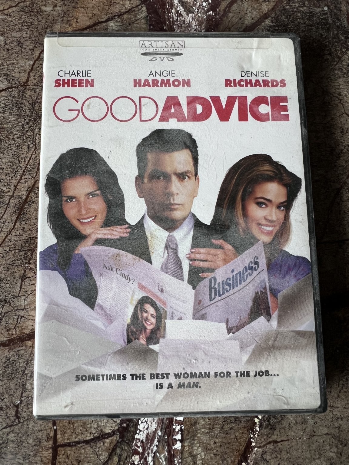 Good Advice DVD 2002 Charlie Sheen, Angie Harmon, Denise Richards Romantic